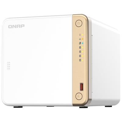 QNAP TS-462-2G   4x SATA, 2GB RAM, 4x SATA, 2x M.2 NVMe, 1x PCIe, 1x HDMI 4K, 1x 2,5GbE, 4xUSB
