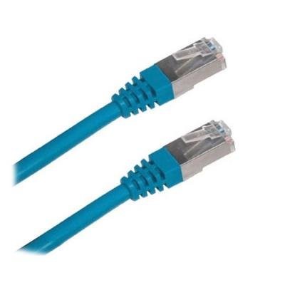Patch kabel Cat 6A SFTP LSFRZH 10m - modrý