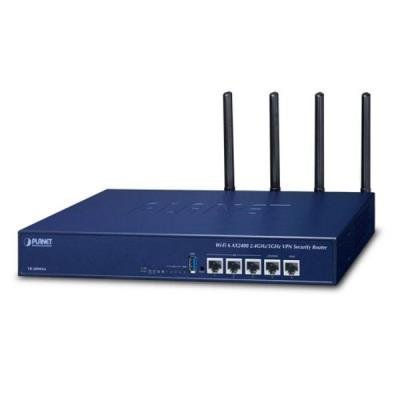 PLANET VR-300PW6A Enterprise security router, VPN, VLAN, QoS, 2x SD-WAN, 3x LAN, HA, 802.11ax Wi-Fi