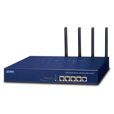 PLANET VR-300W5 Enterprise security router, VPN, VLAN, QoS, 2x SD-WAN, 3x LAN, HA, 802.11ac Wi-