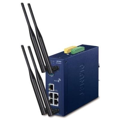 PLANET IAP-2400AX Průmyslový Wi-Fi AP 5GHz, 802.11ax 2400Mbps, VLAN, IP30, -40až+75st, 9-54VDC 
