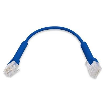 Ubiquiti UniFi Ethernet Patch Kabel - délka 0,1m, Cat6, modrý