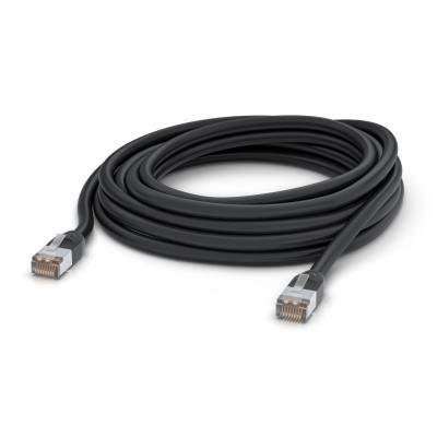 Ubiquiti UISP patch cable outdoor - STP, Cat5e, black, length 8 m