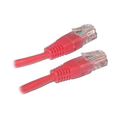 Patch kabel Cat 6 UTP 0,5m - červený