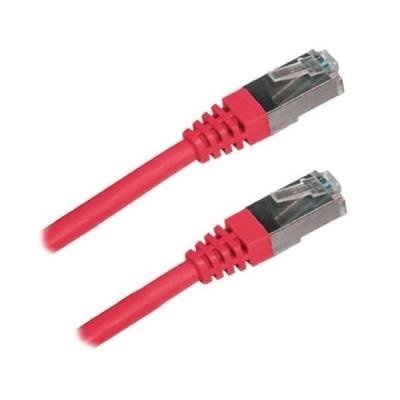 Patch kabel Cat 6A SFTP LSFRZH 0,5m - červený