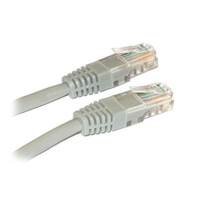 Patch kabel XtendLan CAT5E UTP 0,1m šedý