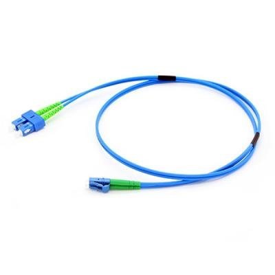 FO patch LC-SC 3m 50/125 duplex,LS0H, OM4, armovaný kabel kulatý 3mm
