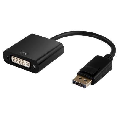 Adaptér DisplayPort (M) na DVI (F), 15cm, černý