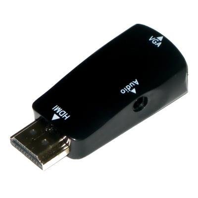 Adaptér HDMI (M) na  VGA (F), do 1080p