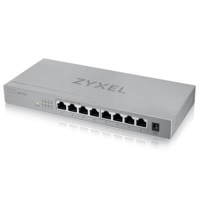 ZyXEL MG-108, 8 Ports Desktop 2,5G MultiGig unmanaged Switch