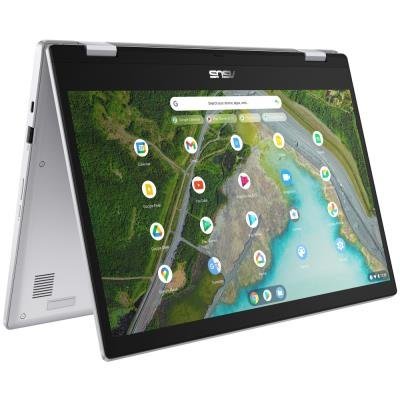 ASUS Chromebook CX1/ Celeron N4500/ 4GB DDR4/ 64G eMMC/ Intel UHD/ 15,6"FHD,touch/ Chrome OS/ stříbrný