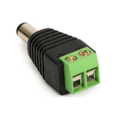 Jack connector with terminal block - plug S-55