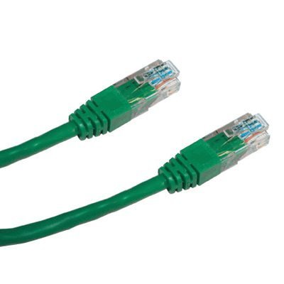 Patch kabel DATACOM UTP cat.5e  1 m zelený