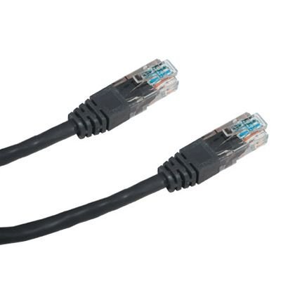 Patch kabel DATACOM UTP cat.5e 5 m černý