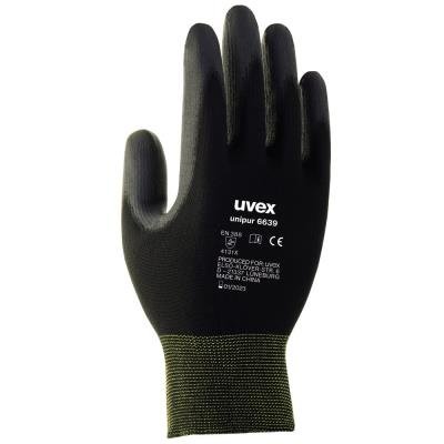 uvex unipur 6639 safety glove size 9 / dirt-resistant PU glove / very good abrasion resistance