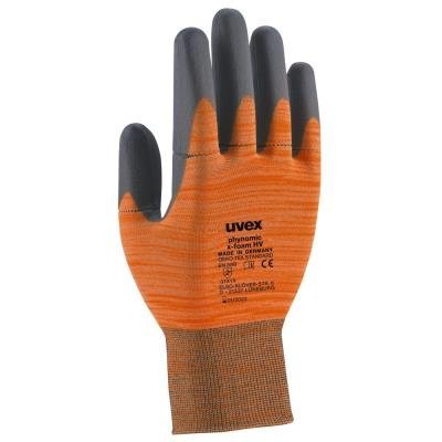 uvex phynomic x-foam HV safety glove size 10 / free from hazardous substances / with break sections