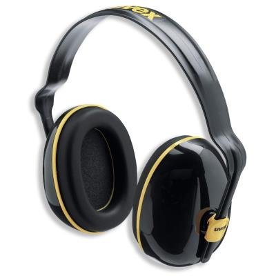 uvex K200 earmuffs / SNR: 28 dB / dielectric with length adjustment / version with 360° headband adjustment
