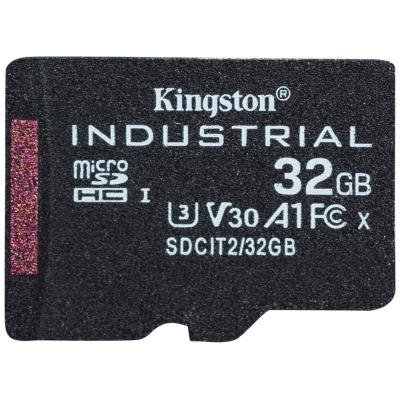 KINGSTON 32GB microSDHC / Industrial Temp / UHS-I / U3 / bez adaptéru