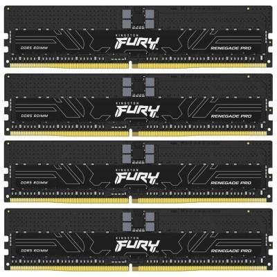 KINGSTON FURY Renegade Pro XMP 64GB DDR5 6400MT/s / CL32 / DIMM / ECC Reg / Kit 4x 16GB