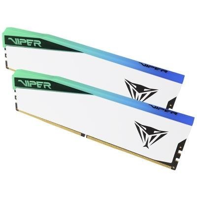PATRIOT VIPER ELITE 5 WHITE RGB 96GB DDR5 6000MT/s / DIMM / CL42 / Kit 2x 48GB