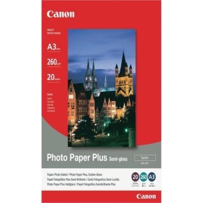 Fotopapír Canon Plus Semi-gloss SG-201 A3 20 ks