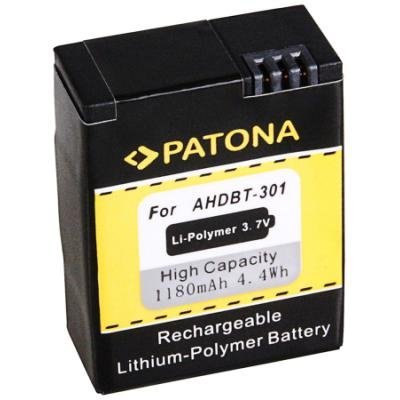 Baterie PATONA kompatibilní s GoPro AHDBT-301