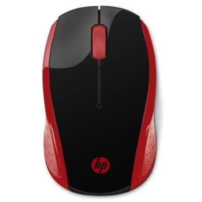 Myš HP 200 červeno - černá