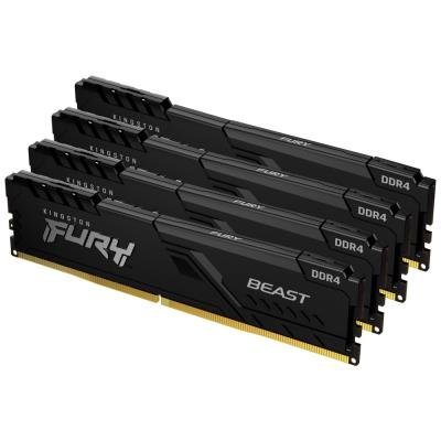 KINGSTON FURY Beast Black 64GB DDR4 3200MT/s / CL16 / DIMM / KIT 4x 16GB