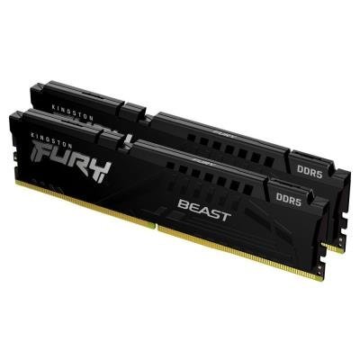 KINGSTON FURY Beast Black 64GB DDR5 5600MT/s / CL40 / DIMM / KIT 2x 32GB