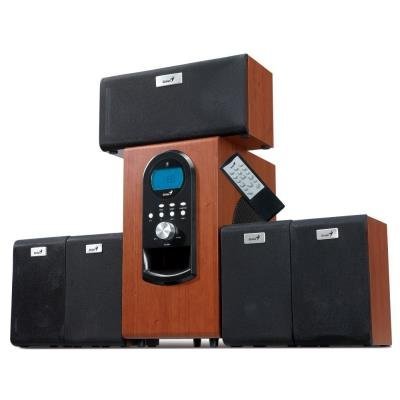 GENIUS speakers SW-HF 5.1 6000 Ver. II/ 5.1/ 200W/ wood/ remote control