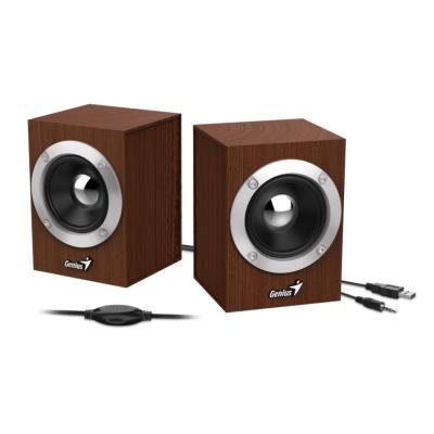 GENIUS speakers SP-HF280/ 2.0/ 6W/ wooden/ colour wood