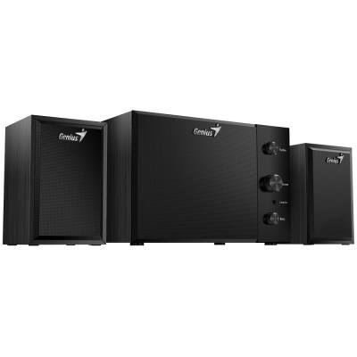 Genius speakers SW-2.1 350/ 2.1/ 15W/ wooden/ black colour