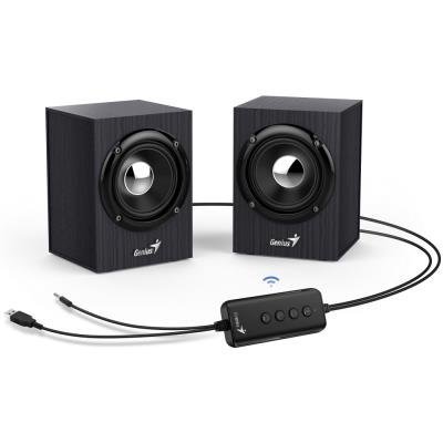 GENIUS speakers SP-HF38¦BT/ 2.0/ Bluetooth 5.0/ 4W/ wooden/ colour black