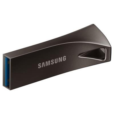 SAMSUNG Bar Plus USB 3.2 Flash Drive 128GB / USB 3.2 Gen 1 / USB-A / Metal / Titanium Gray