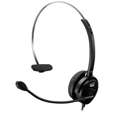 Adesso Xtream P1 Single-Sided USB Wired Headset with Adjustable Noise-Canceling Microphone