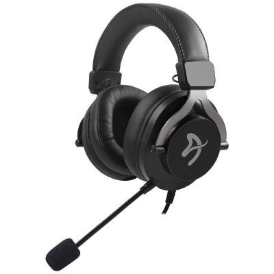 AROZZI gaming headset ARIA Black/ 2x 3,5" jack/ detachable microphone