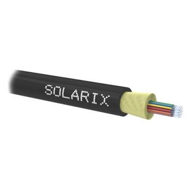 Solarix optický kabel DROP1000 24vl 9/125 4,0mm LSOH Eca černý - 1m SXKO-DROP-24-OS-LSOH 