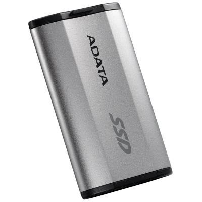 ADATA SD810 4TB SSD / Externí / USB 3.2 Type-C / 2000MB/s Read/Write / stříbrně-šedý