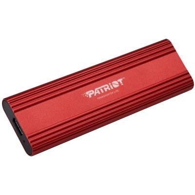 PATRIOT TRANSPORTER Lite 512GB Portable SSD / USB 3.2 Gen2 / USB-C / externí / hliníkové tělo / červený