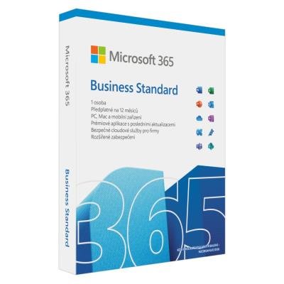 Microsoft 365 Business Standard - CZ, 1 uživatel, předplatné 1 rok
