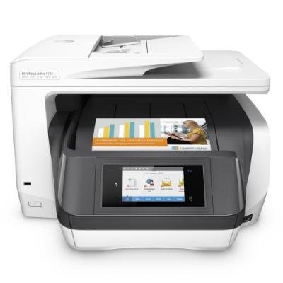 HP OfficeJet Pro 8730/ A4/ 24/20ppm/ print+scan+copy+fax/ 1200x1200/ LCD/ USB/ LAN/ WiFi/ ADF/ Duplex/ černobílá