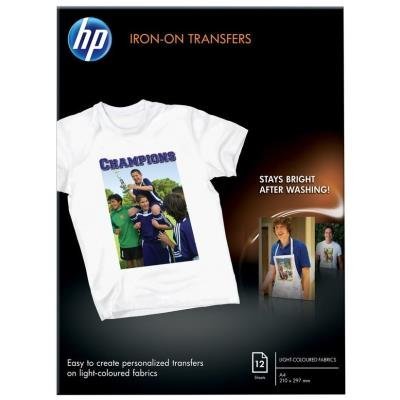 HP Iron-on Transfers A4 12ks