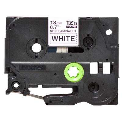 BROTHER nelaminovaná páska TZEN241 / bílá-černá / 18mm