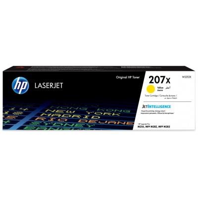 HP toner 207X (Yellow, 2450pg) for HP Color LaserJet for M255/MFP M282/ M283