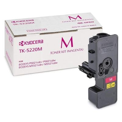 Kyocera toner TK-5220M/ 1 200 A4/ magenta/ for M5521cdn/ cdw, P5021cdn/cdw
