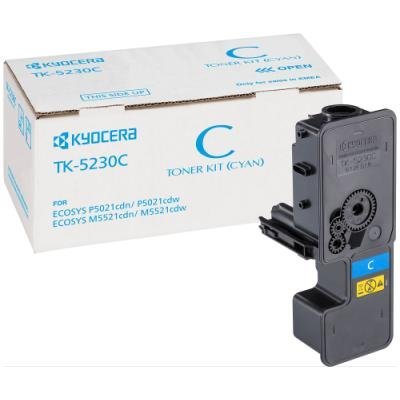 Kyocera toner TK-5230C, for M5521cdn/cdw, P5021cdn/cdw, cyan, 2200 stran