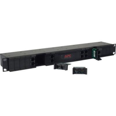 APC 19" Chassis, 1U, 24 channels, for replaceable data line surge protection 