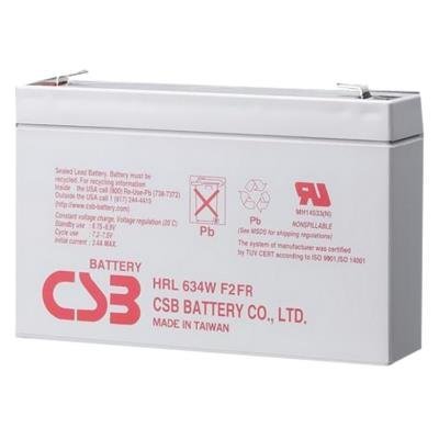 Backup VRLA AGM battery 6V/9Ah battery (HRL634W F2)