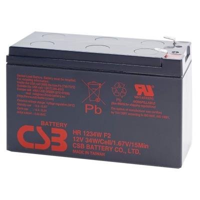 Backup VRLA AGM battery 12V/9Ah battery (HR1234W F2)