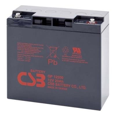 CSB Backup VRLA AGM battery CSB GP12200, 12V, 20Ah